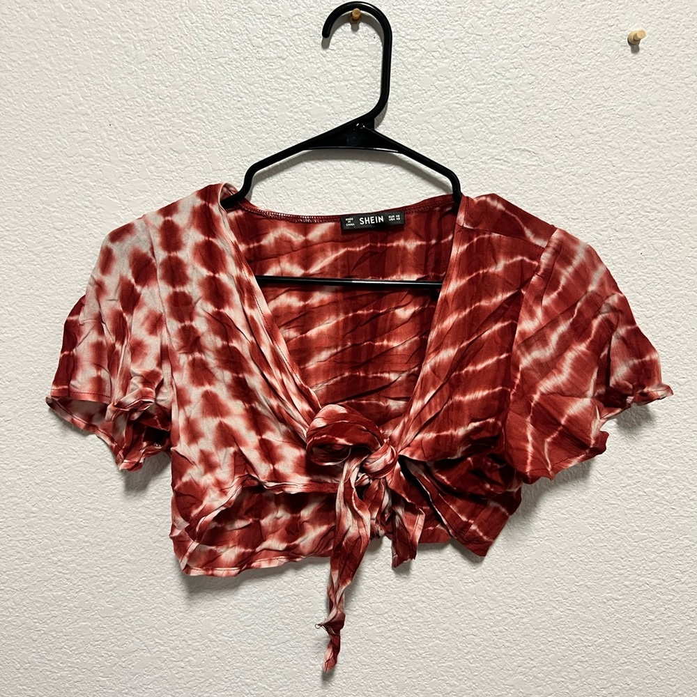 TYE DYE CROSS OVER TOP